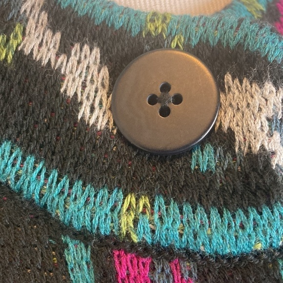 J. Jill Trailing Flowers Jacquard Topper Coat Large Lagenlook Floral Duster Fall - Picture 9 of 16